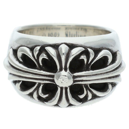 Chrome Hearts FLRL CRS Silver Ring Size US 7