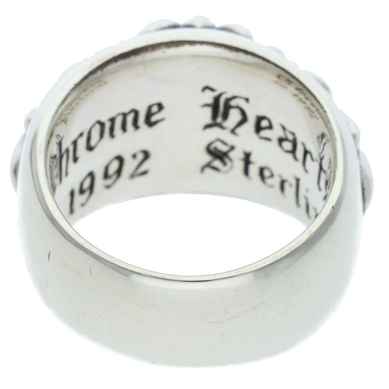 Chrome Hearts FLRL CRS Silver Ring Size US 7