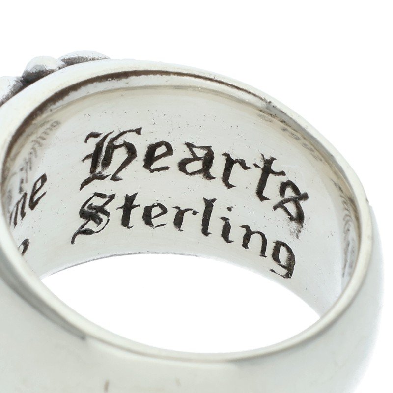 Chrome Hearts FLRL CRS Silver Ring Size US 7