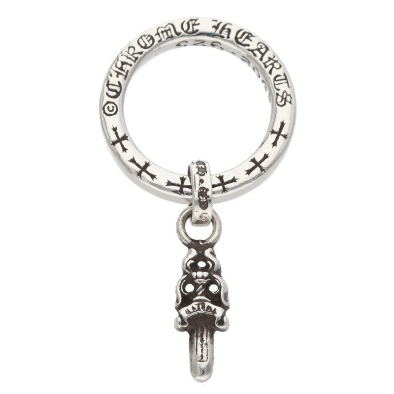 Chrome Hearts NTFL w Dagger Silver Ring Size US 3.5