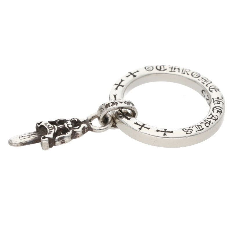 Chrome Hearts NTFL w Dagger Silver Ring Size US 3.5