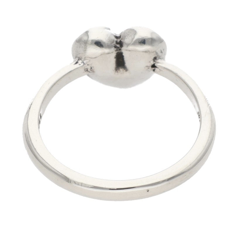 Chrome Hearts BUBBLGM HEART Silver Ring Size US 3