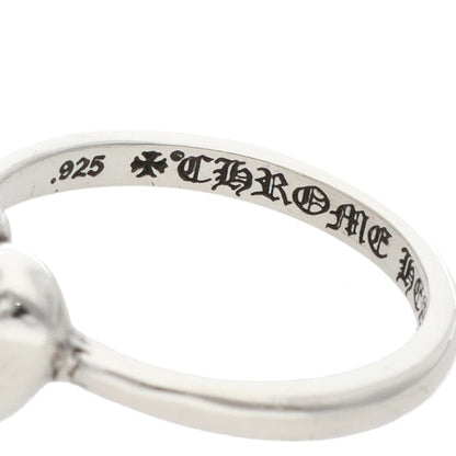 Chrome Hearts BUBBLGM HEART Silver Ring Size US 3