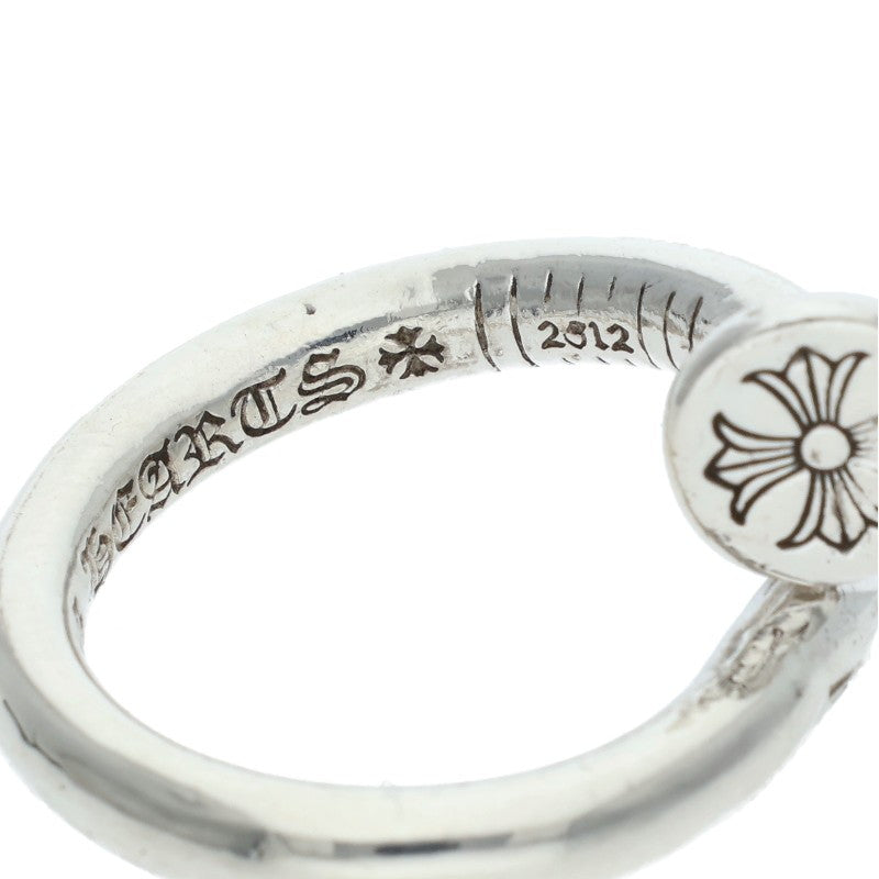 Chrome Hearts NAIL FLAT Silver Ring Size US 5.5