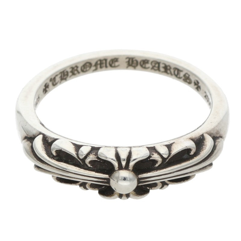 Chrome Hearts Baby Classic Floral Silver Ring Size US 10.5