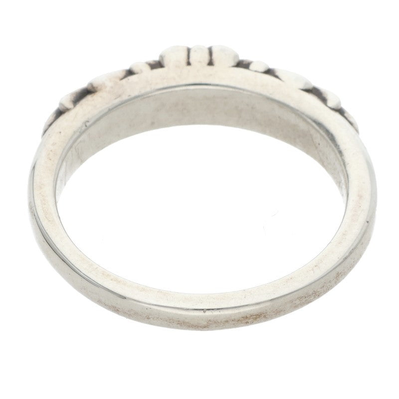 Chrome Hearts Baby Classic Floral Silver Ring Size US 10.5