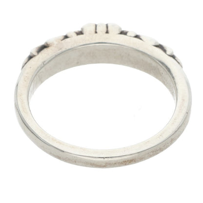 Chrome Hearts Baby Classic Floral Silver Ring Size US 10.5