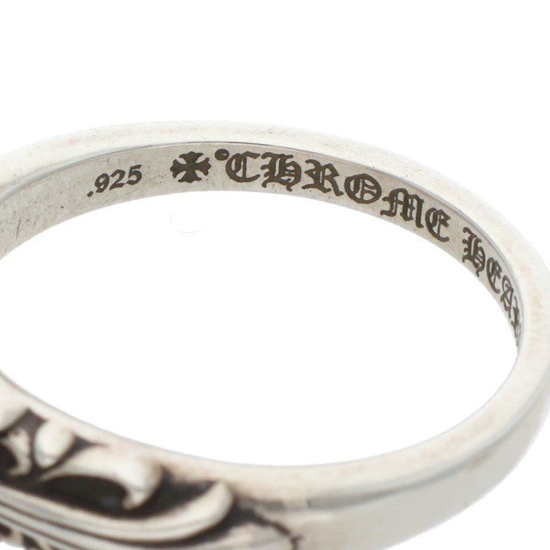 Chrome Hearts Baby Classic Floral Silver Ring Size US 10.5