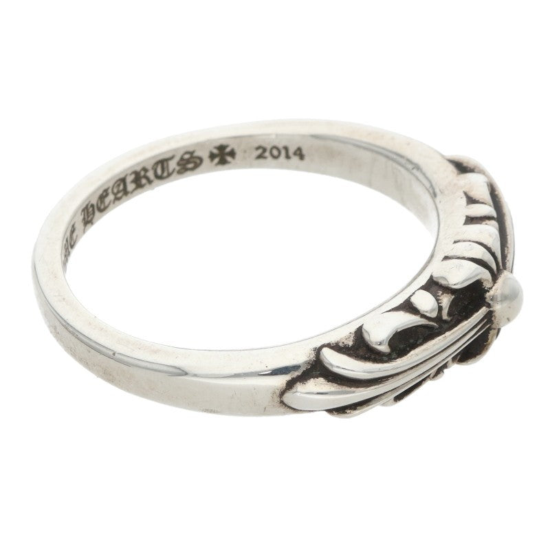 Chrome Hearts Baby Classic Floral Silver Ring Size US 10.5