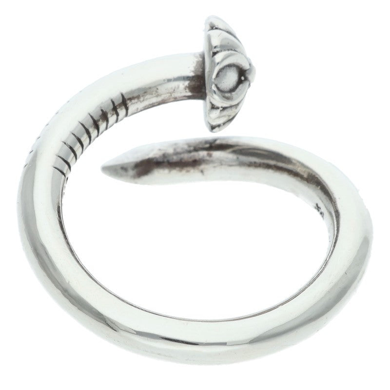 Chrome Hearts NAIL CRSBALL Silver Ring Size US 8