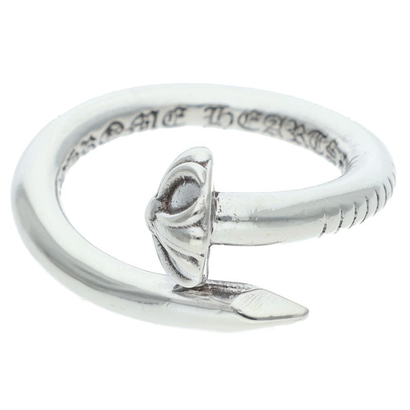Chrome Hearts NAIL CRSBALL Silver Ring Size US 5