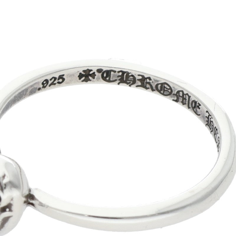 Chrome Hearts BUBBLGM HEART Silver Ring Size ONE SIZE