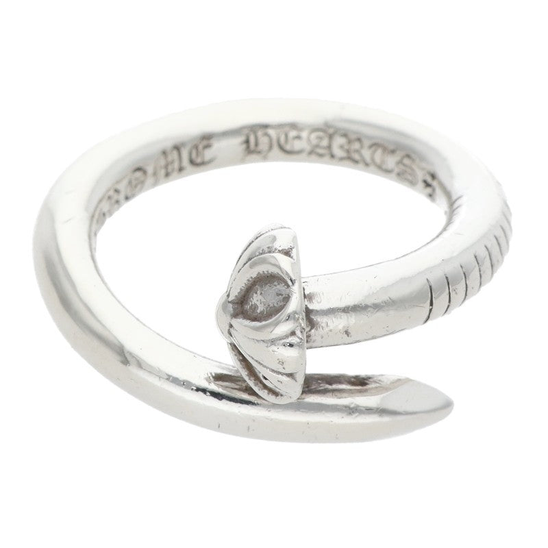 Chrome Hearts NAIL CRSBALL Silver Ring Size US 5.5