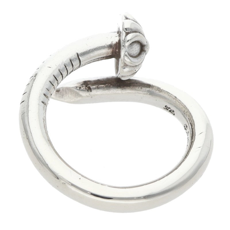 Chrome Hearts NAIL CRSBALL Silver Ring Size US 5.5