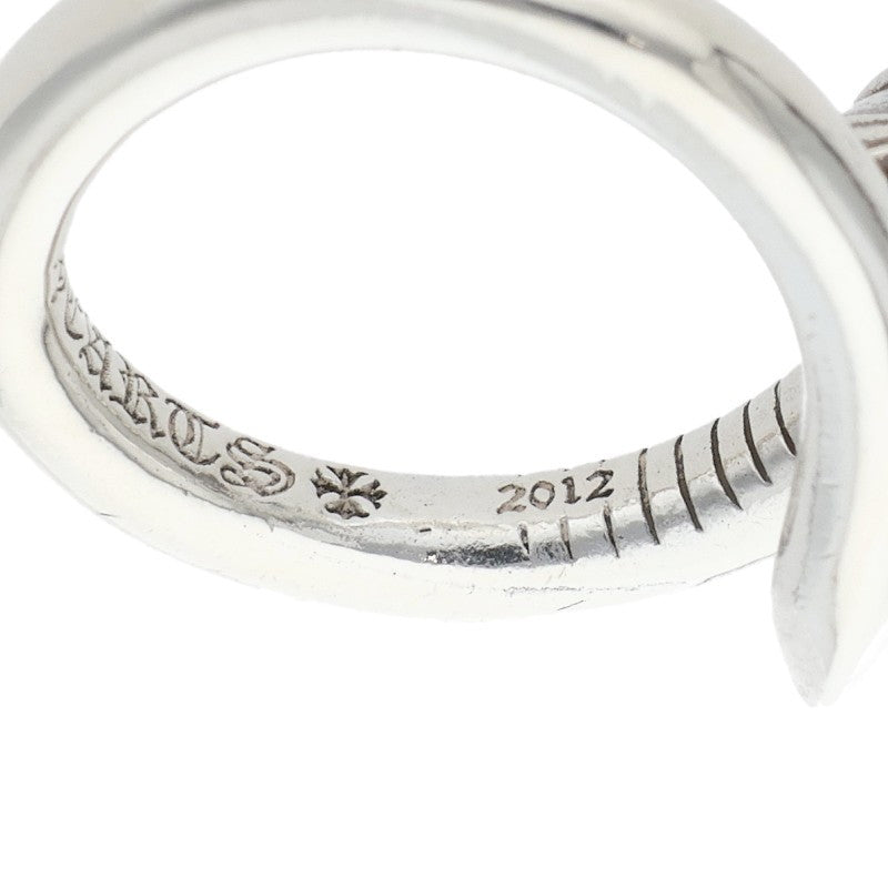 Chrome Hearts NAIL CRSBALL Silver Ring Size US 5.5