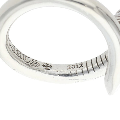 Chrome Hearts NAIL CRSBALL Silver Ring Size US 5.5
