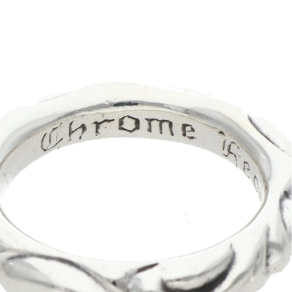 Chrome Hearts SCRL BAND Ring Silver Size JP 19 (Silver 10g)
