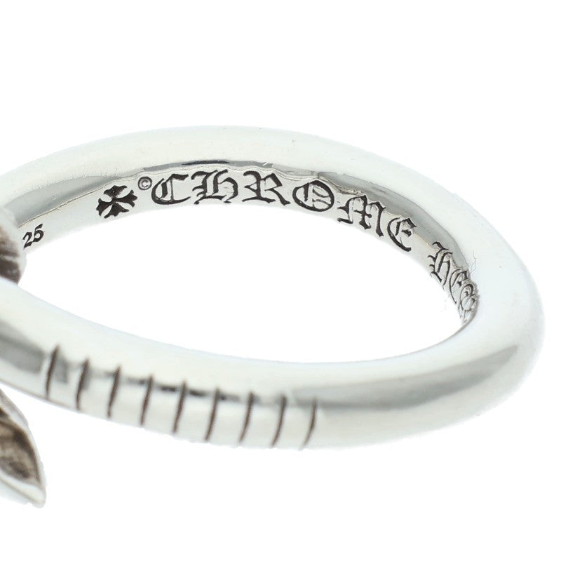 Chrome Hearts NAIL CRSBALL Silver Ring Size US 8