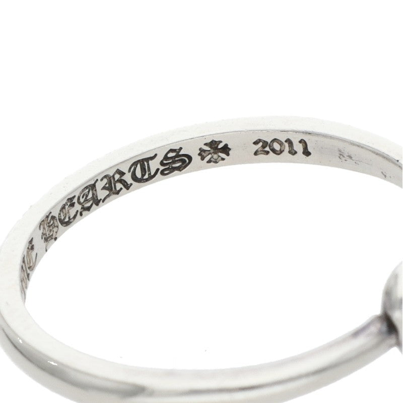 Chrome Hearts BUBBLGM HEART P DIA Pave Ring Size ONE SIZE