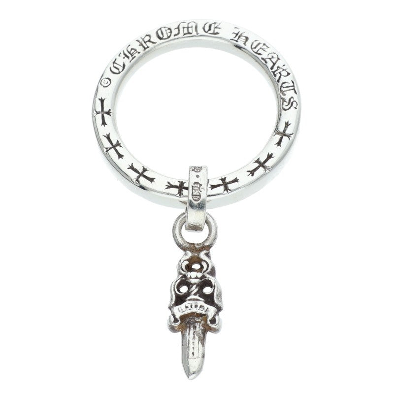 Chrome Hearts NTFL w Dagger Silver Ring Size US 6