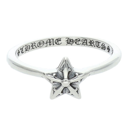 Chrome Hearts BUBBLGM STAR Silver Ring Size ONE SIZE