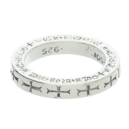 Chrome Hearts 3mm Spacer FUCKYOU Silver Ring Size ONE SIZE
