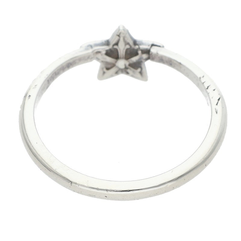 Chrome Hearts BUBBLGM STAR Silver Ring Size US 6