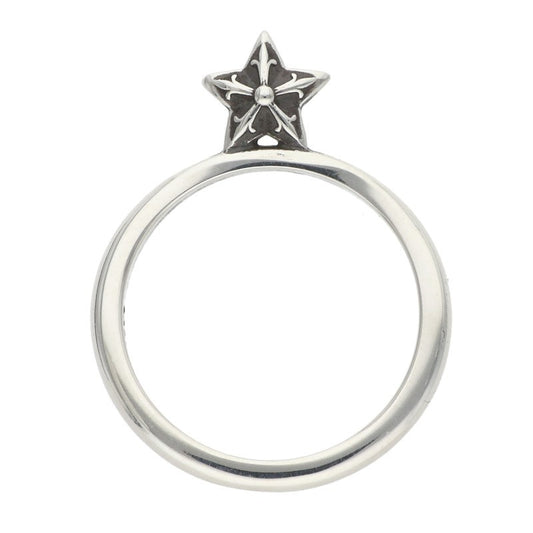 Chrome Hearts BUBBLGM STAR SU Silver Ring Size ONE SIZE