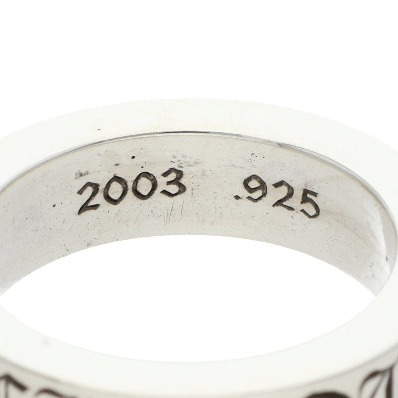 Chrome Hearts 6mm Spacer FUCKYOU Ring 925 Size ONE SIZE