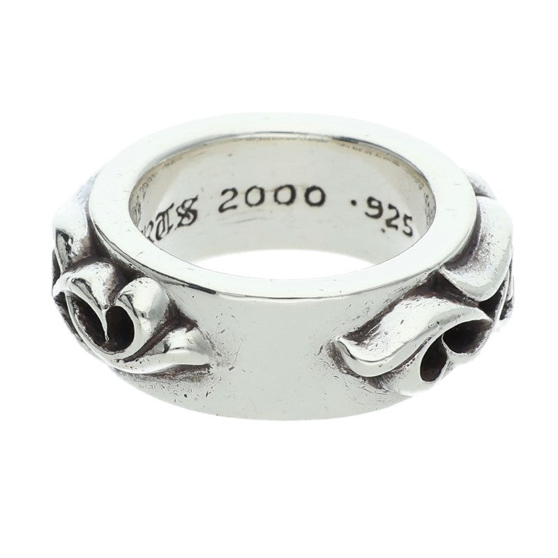 Chrome Hearts DBL NARROW VINE BAND Ring Silver Size JP 7.5 (Silver 13.55g)