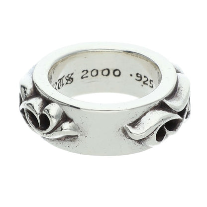 Chrome Hearts DBL NARROW VINE BAND Ring Silver Size JP 7.5 (Silver 13.55g)