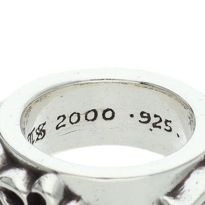 Chrome Hearts DBL NARROW VINE BAND Ring Silver Size JP 7.5 (Silver 13.55g)