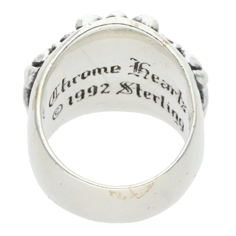 Chrome Hearts Keeper Sterling Silver Ring Size ONE SIZE