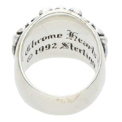 Chrome Hearts Keeper Sterling Silver Ring Size ONE SIZE
