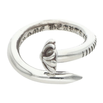 Chrome Hearts NAIL CRSBALL Ring 925 Silver Size US 5