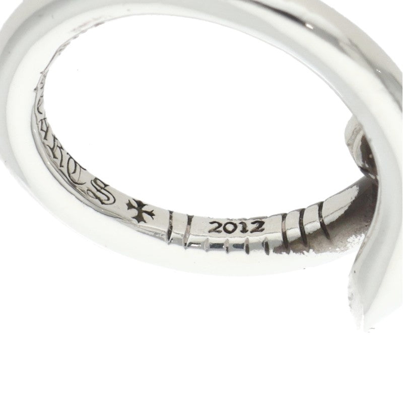Chrome Hearts NAIL CRSBALL Ring 925 Silver Size US 5