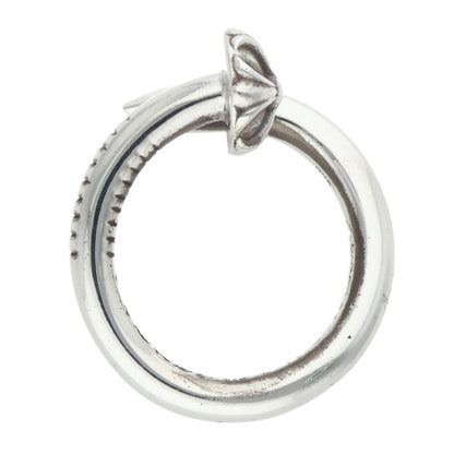 Chrome Hearts NAIL CRSBALL Ring 925 Silver Size US 5