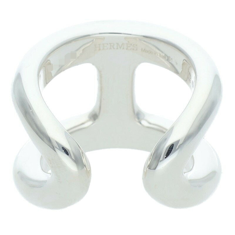 HERMES Osmose GM 925 Silver Ring Size ONE SIZE