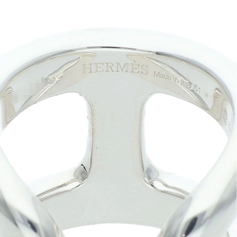 HERMES Osmose GM 925 Silver Ring Size ONE SIZE