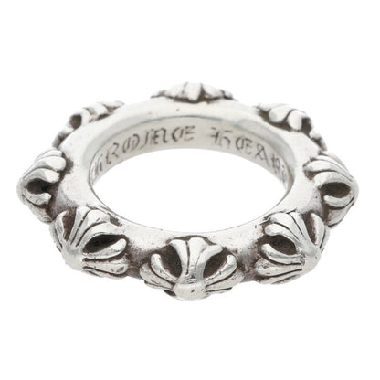Chrome Hearts CROSS BAND Ring 925 Silver Size US 5