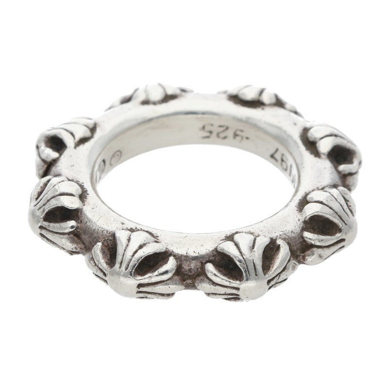 Chrome Hearts CROSS BAND Ring 925 Silver Size US 5