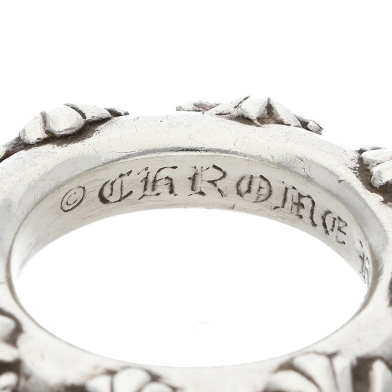 Chrome Hearts CROSS BAND Ring 925 Silver Size US 5