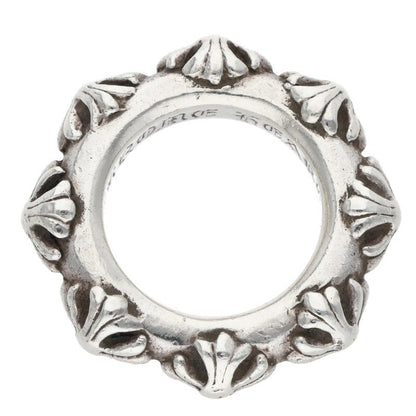 Chrome Hearts CROSS BAND Ring 925 Silver Size US 5