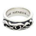 Chrome Hearts DBL Narrow Vine Band Silver Ring Size ONE SIZE