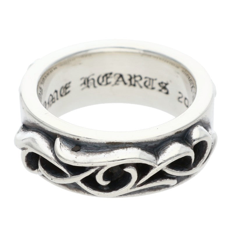 Chrome Hearts DBL Narrow Vine Band Silver Ring Size JP 18.5
