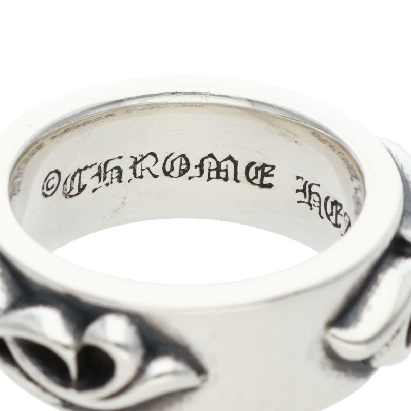 Chrome Hearts DBL Narrow Vine Band Silver Ring Size JP 18.5