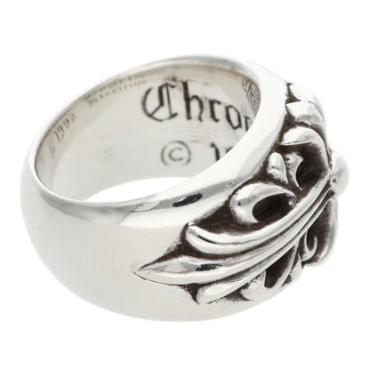 Chrome Hearts FLRL CRS Sterling Silver Ring Size US 4.5