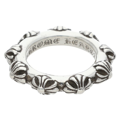 Chrome Hearts CROSS BAND Ring 925 Silver Size ONE SIZE