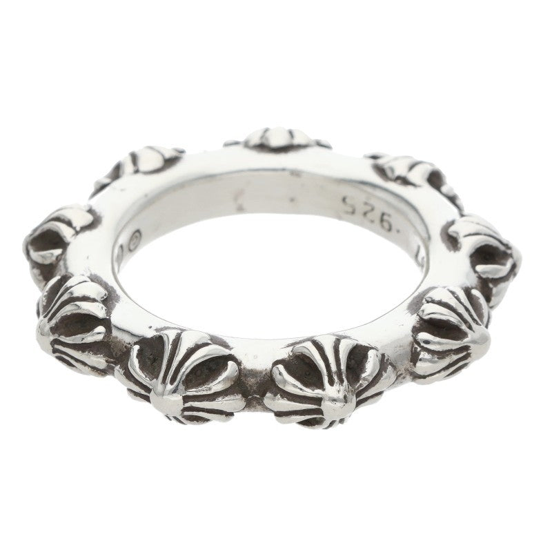 Chrome Hearts CROSS BAND Ring 925 Silver Size ONE SIZE