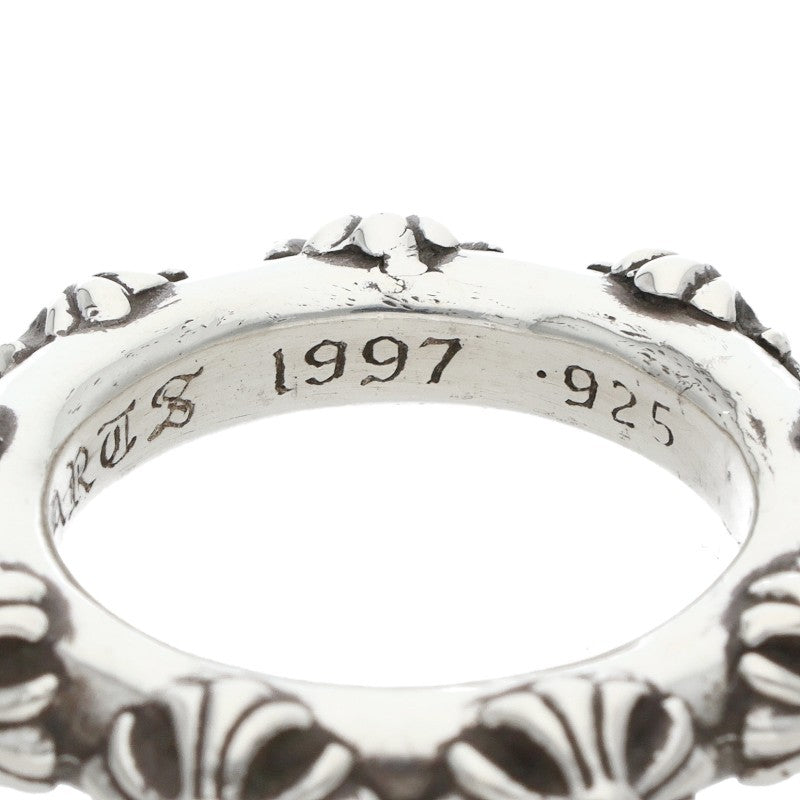 Chrome Hearts CROSS BAND Ring 925 Silver Size ONE SIZE